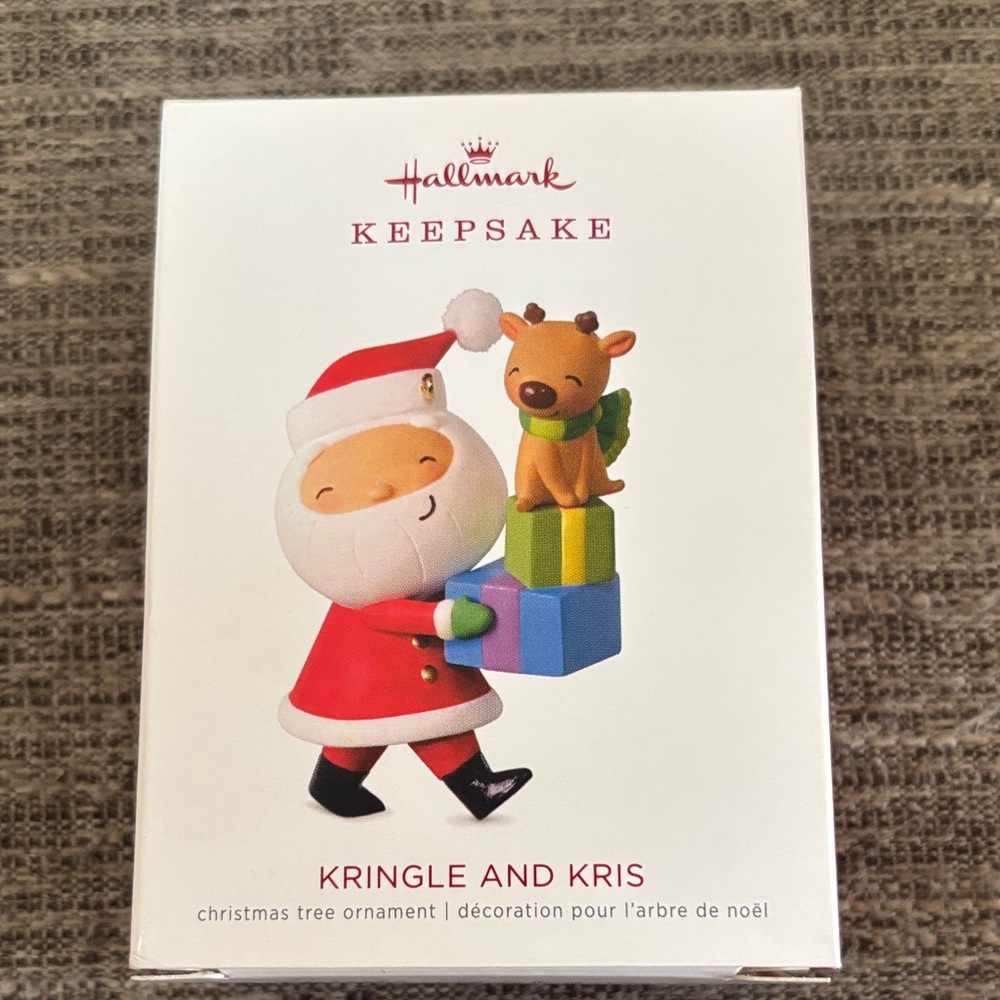 Hallmark Keepsake Santa and Reindeer Ornament